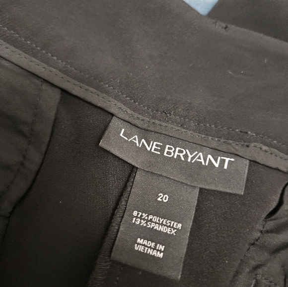 New With Defects! Lane Bryant Plus Size Black Cropped Pants! - Picture 5 of 8